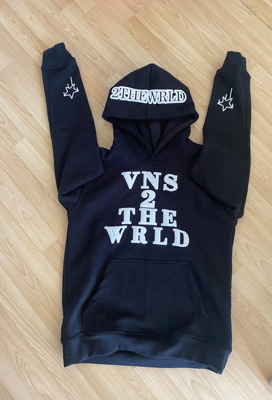 2thewrld pullover (black)